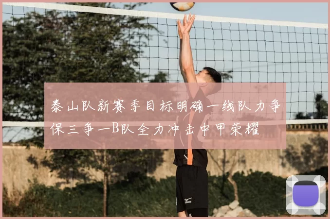 泰山队新赛季目标明确一线队力争保三争一B队全力冲击中甲荣耀