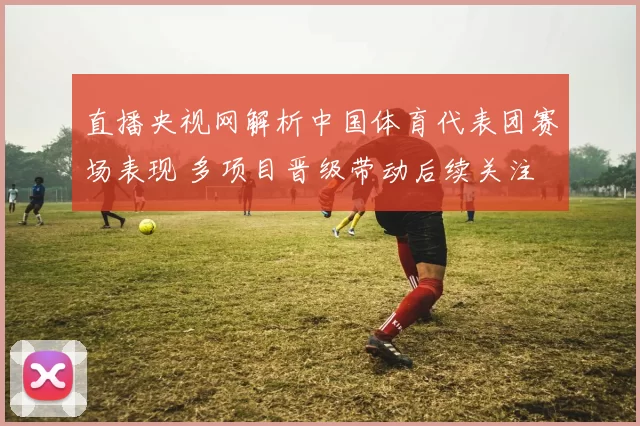 直播央视网解析中国体育代表团赛场表现 多项目晋级带动后续关注